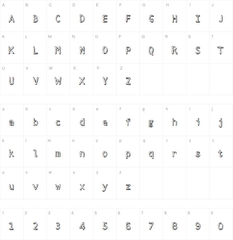 Stroke字体