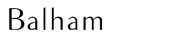 Balham字体