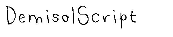 DemisolScript字体