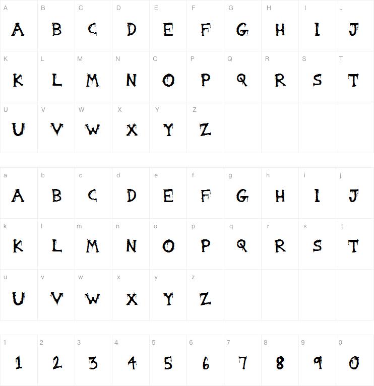 Gorestep字体