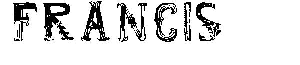 francis字体