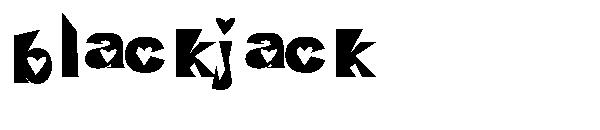 blackjack字体