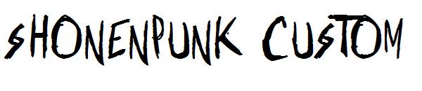 ShonenPunk custom字体