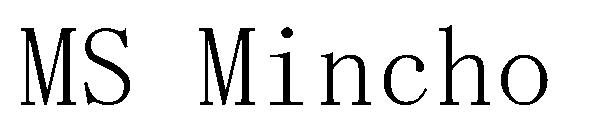 MS Mincho字体下载