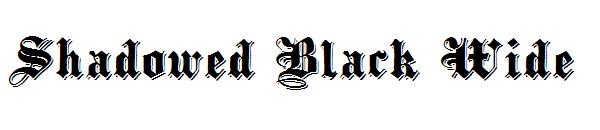Shadowed Black Wide字体