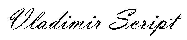 Vladimir Script字体