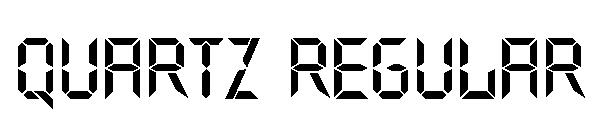 Quartz Regular字体