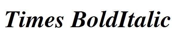 Times BoldItalic字体
