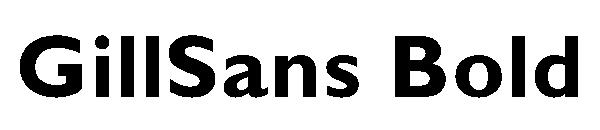 GillSans Bold字体