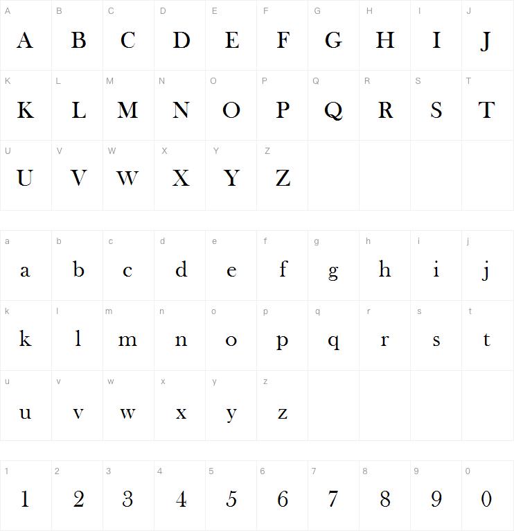 baskerville old face字体