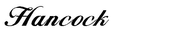 Hancock字体下载