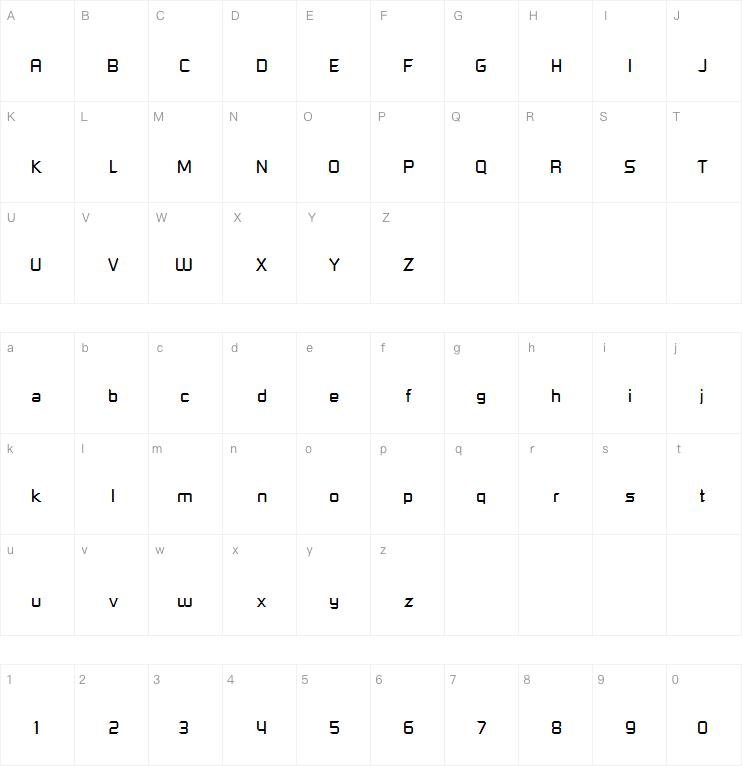 RussellSquare字体下载