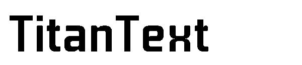 TitanText字体下载