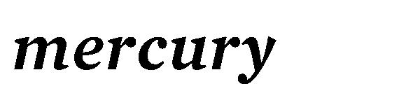 mercury字体下载