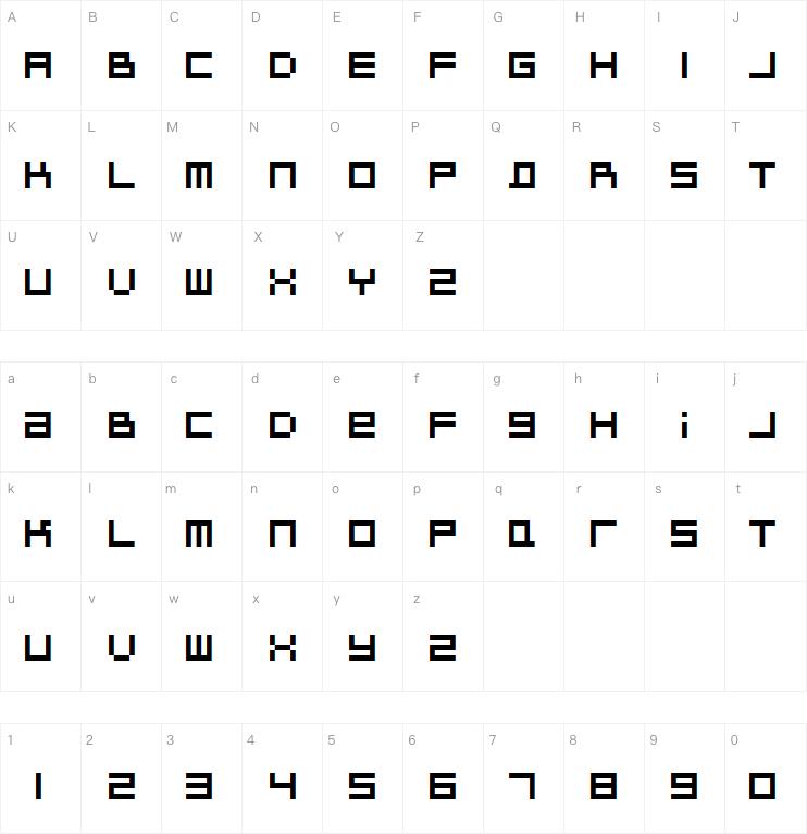 BitDustTwo字体下载