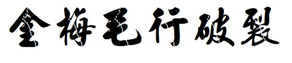 金梅毛行破裂