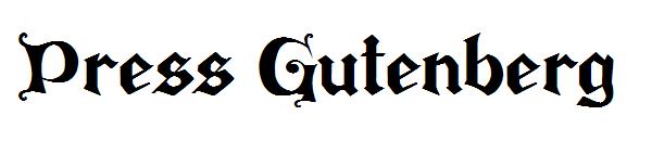 Press Gutenberg字体下载