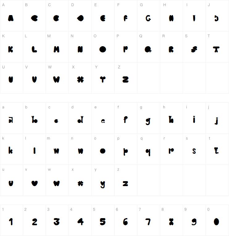 Clover Typeface字体