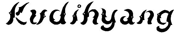Kudihyang字体