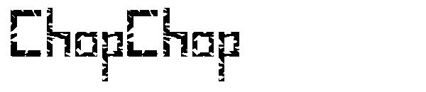 ChopChop字体