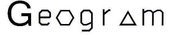Geogram字体