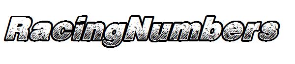 RacingNumbers字体