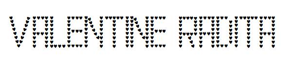 Valentine Radita字体