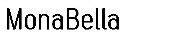MonaBella字体