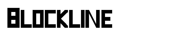 Blockline字体