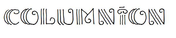 Columnion字体