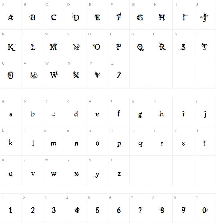 JAMES HAN字体