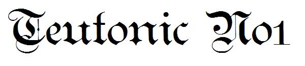 Teutonic No1字体