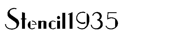 Stencil1935字体