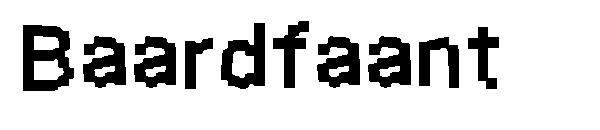 Baardfaant字体