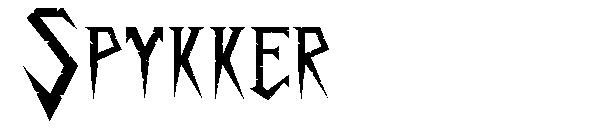 Spykker字体