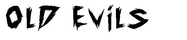 Old evils字体