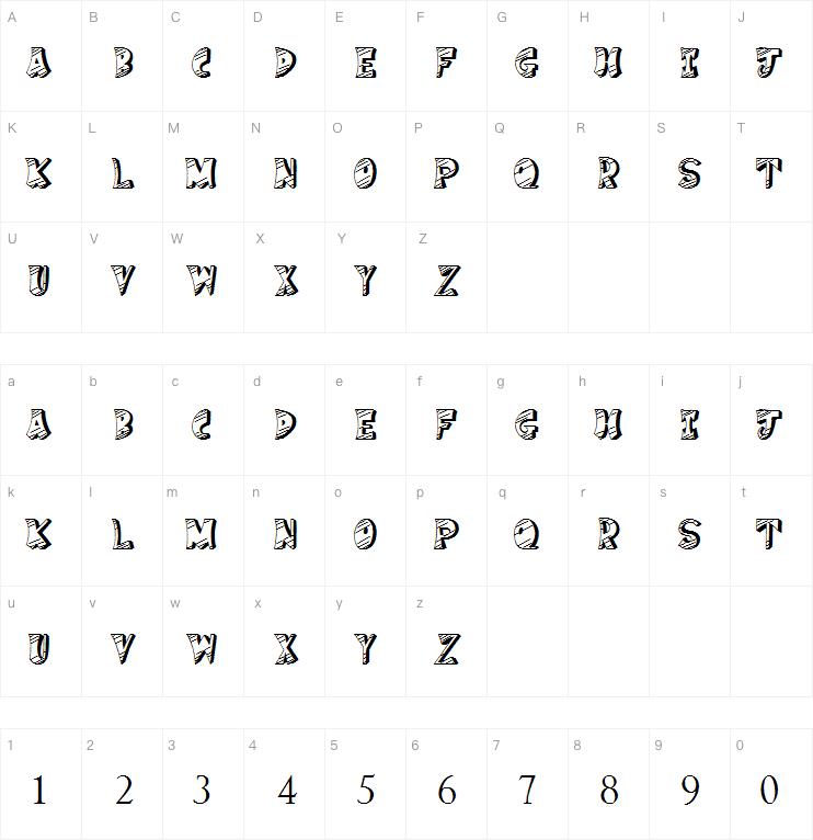 Cake Nom字体