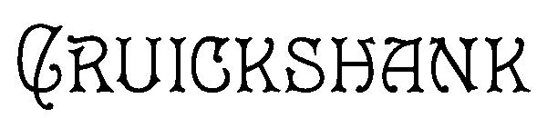 Cruickshank字体
