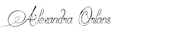 Alexandra Orlans字体