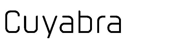 Cuyabra字体