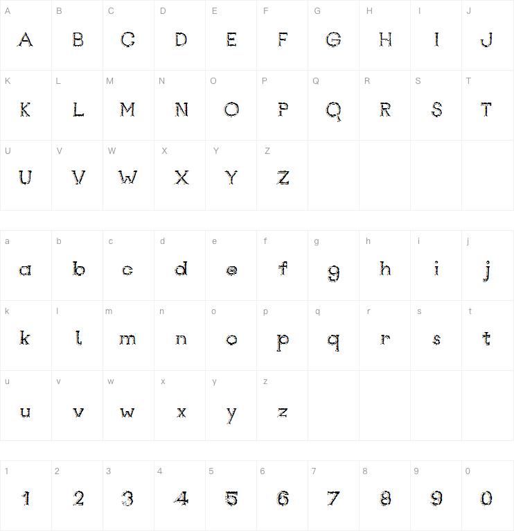 Rustswords字体