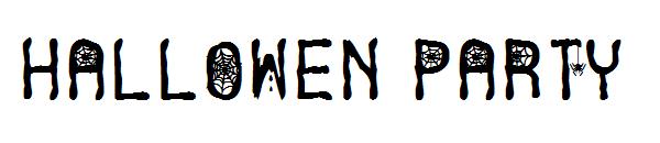 Hallowen Party字体