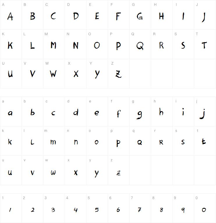 Hanoded-Heavy字体
