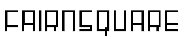 FairNSquare字体