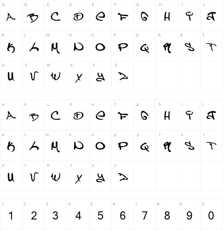 CANCONTR字体