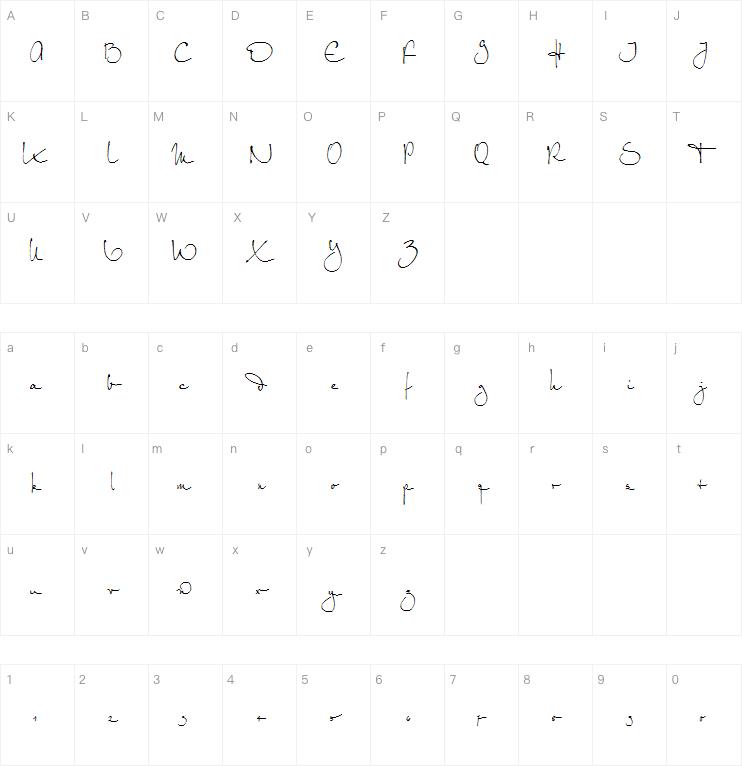 PetraScript字体