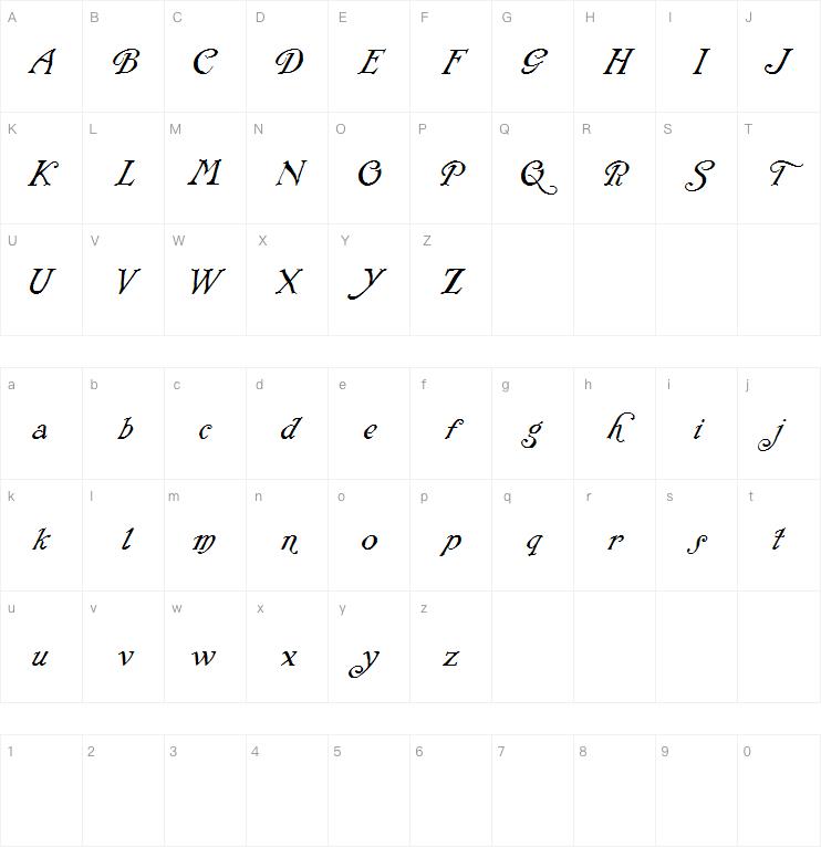rackham字体