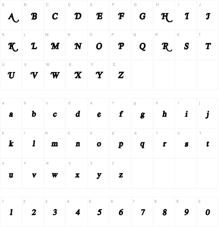 royalacidbath字体