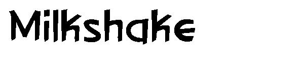 Milkshake字体