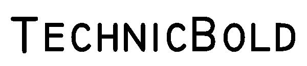 TechnicBold字体